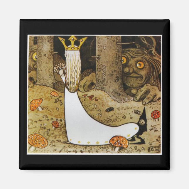 Daga in the Woods Magnet (Front)