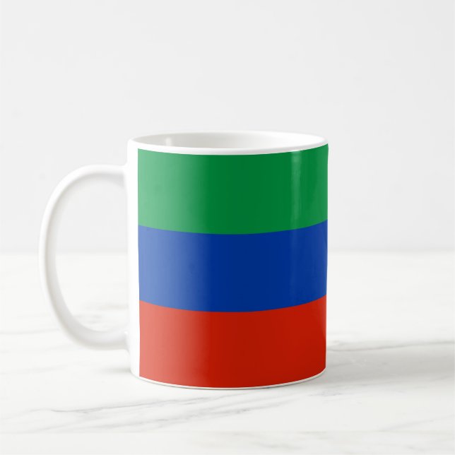 Dagestan Flag Coffee Mug (Left)