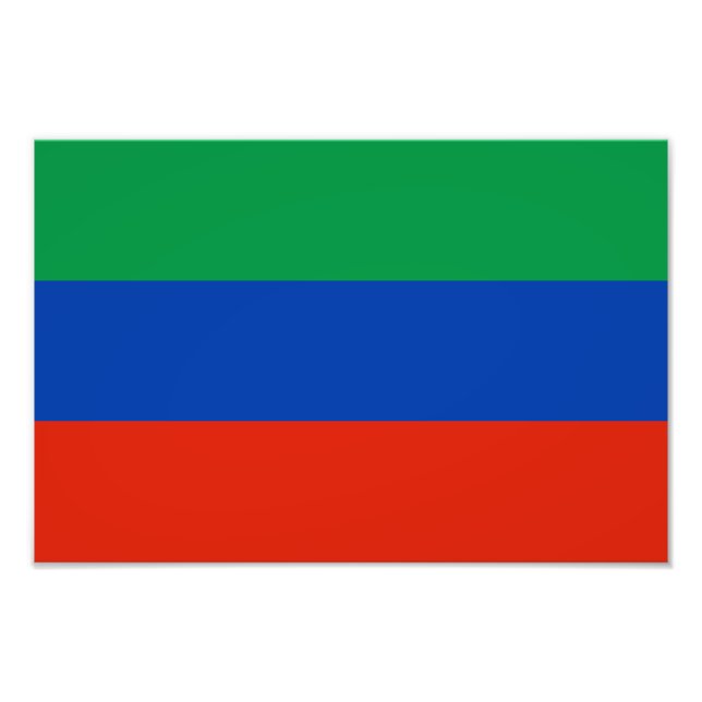 Dagestan Flag Photo Print (Front)