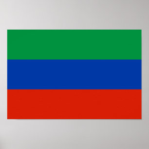 Dagestan Flag Poster