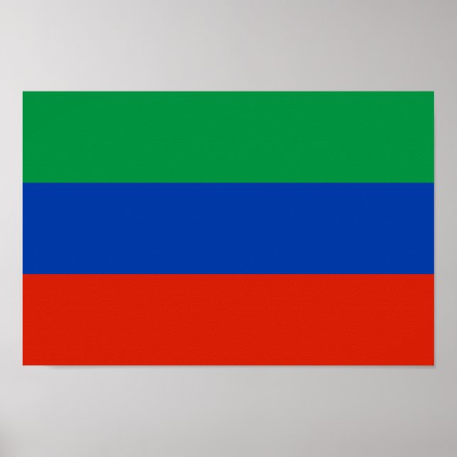 Dagestan Flag Poster (Front)
