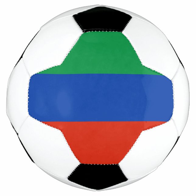 Dagestan Flag Soccer Ball (Front)