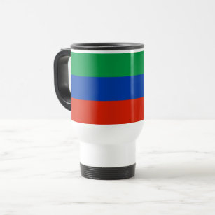 Dagestan Flag Travel Mug