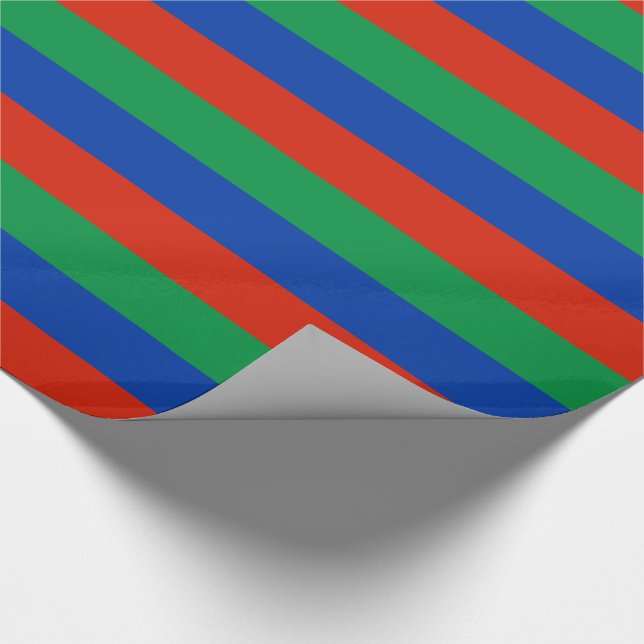 Dagestan Flag Wrapping Paper (Corner)