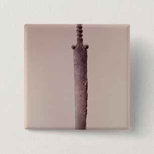 Dagger 15 Cm Square Badge