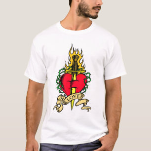 Dagger Through Heart t-shirt