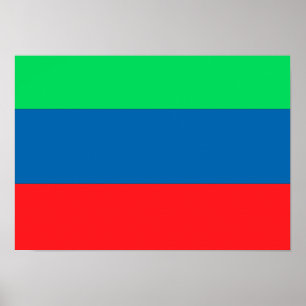 Daghestan Flag Poster