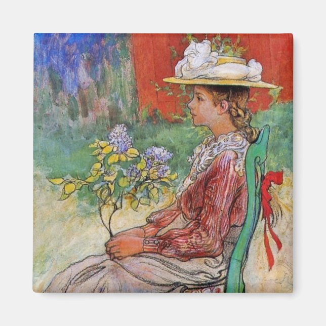 Dagmar in the Garden Magnet (Front)