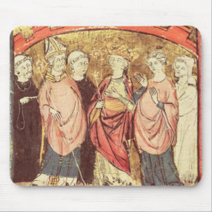 Dagobert I , King of Franks receiving the Kingdom Mouse Pad