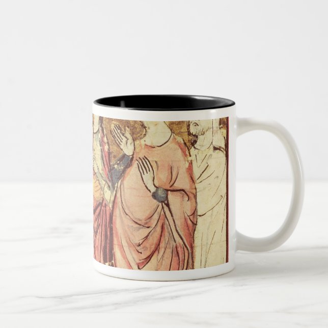 Dagobert I , King of Franks receiving the Kingdom Two-Tone Coffee Mug (Right)