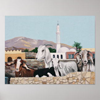 Dahab Goats Poster