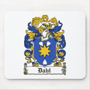 Dahl Family Crest Mouse Pad