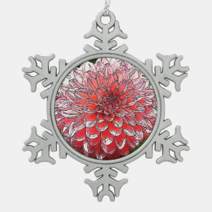 dahlia_2015_0602 snowflake pewter christmas ornament