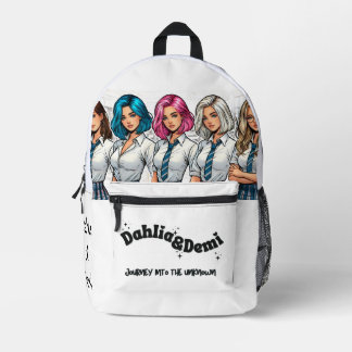 Dahlia and Demi Backpack white
