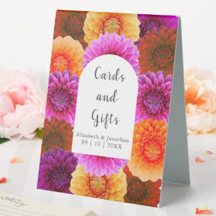 Dahlia Autumn Floral Wedding