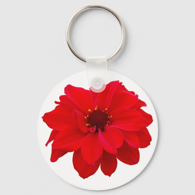 Dahlia - Bishop of Llandaff Key Ring (Front)