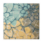 Dahlia Dance I Ceramic Tile<br><div class="desc">Floral</div>