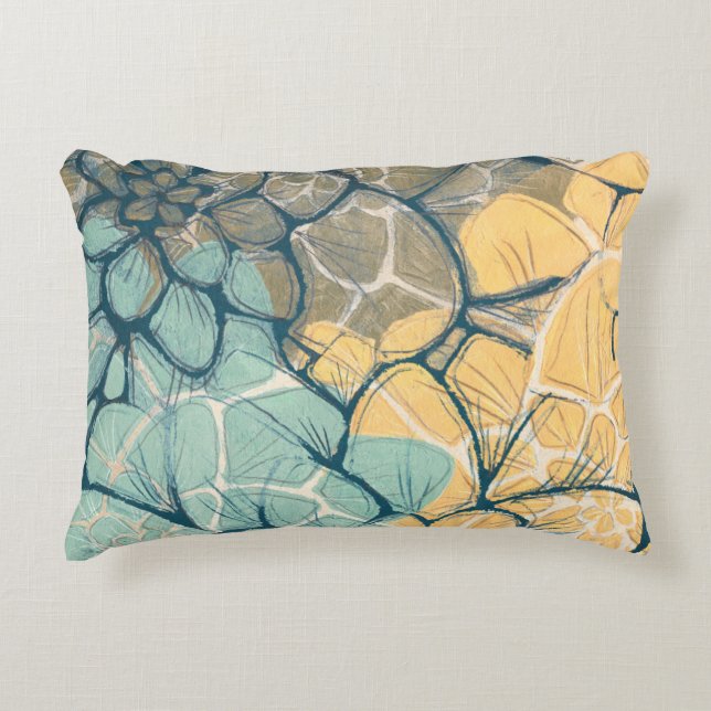 Dahlia Dance I Decorative Cushion (Front)