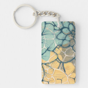 Dahlia Dance I Key Ring
