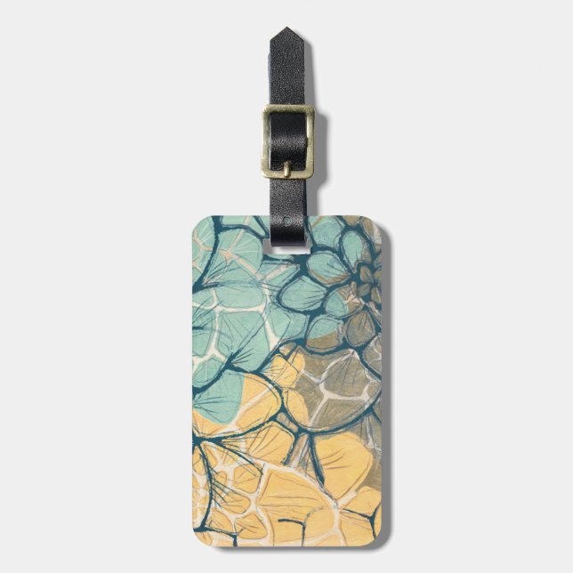 Dahlia Dance I Luggage Tag (Front Vertical)