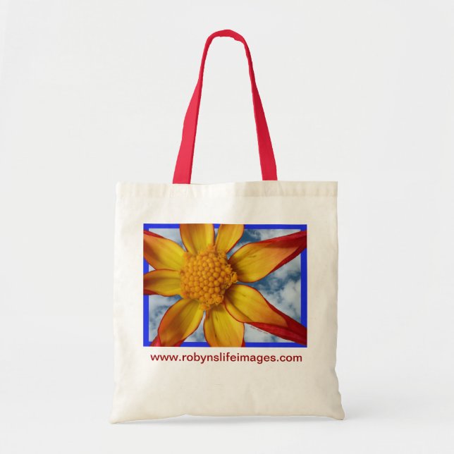 Dahlia Design Tote Bag (Front)