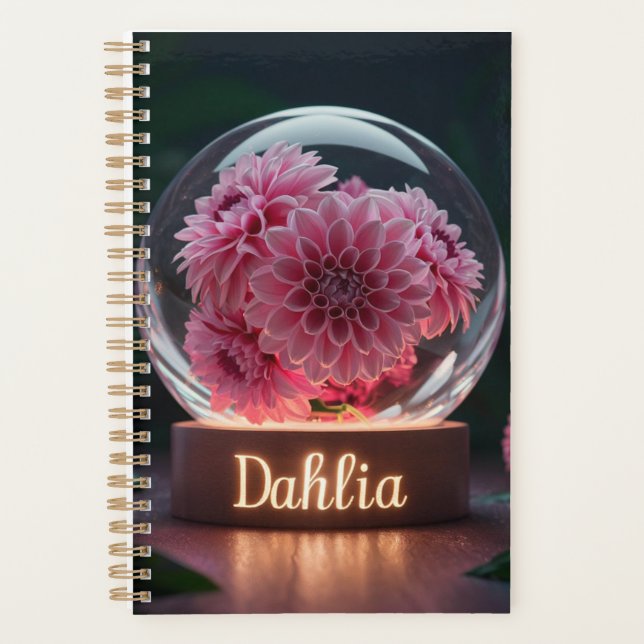 Dahlia Dreamlight Floral Design Planner (Front)