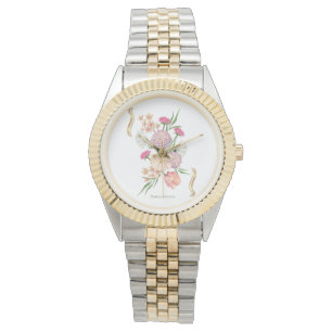 Dahlia Floral Design – Elegant Watch