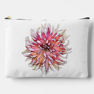 DAHLIA FLOWER ACCESSORY POUCH