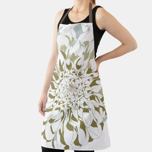 Dahlia flower apron (Insitu)