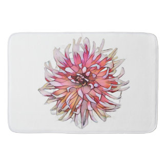 DAHLIA FLOWER BATH MAT