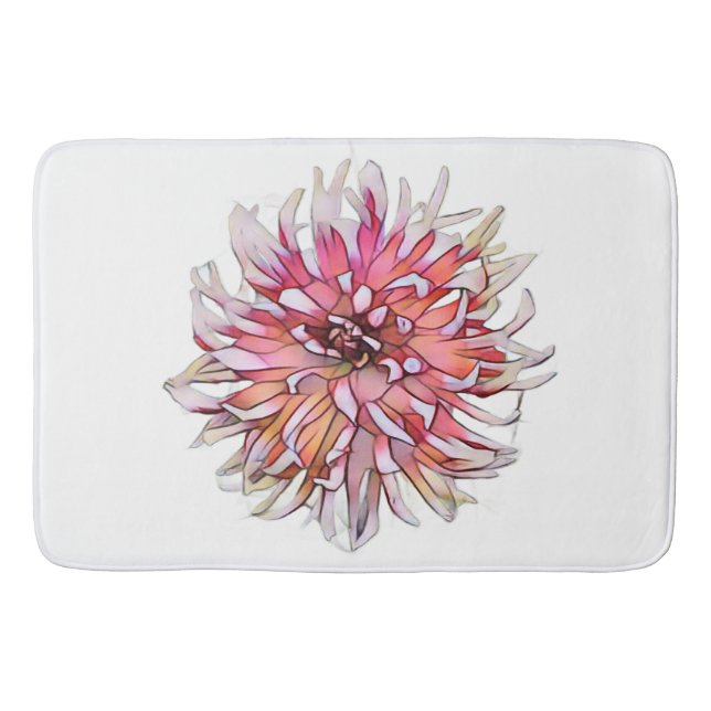DAHLIA FLOWER BATH MAT (Front)