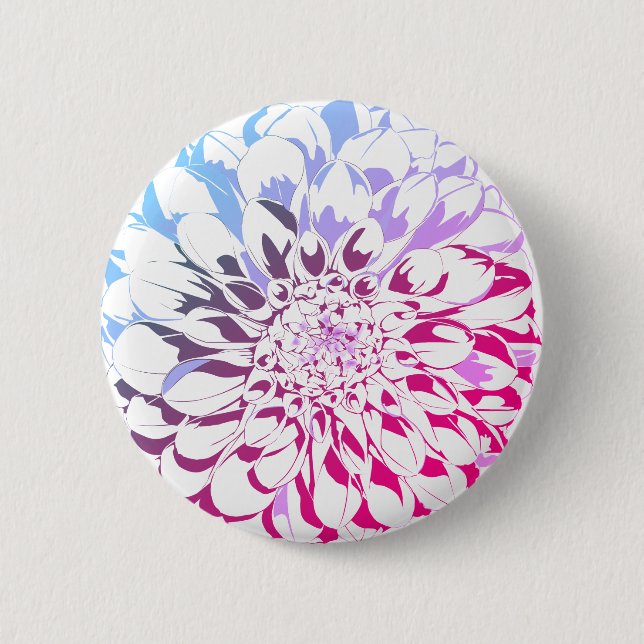 Dahlia flower button - violet tones (Front)