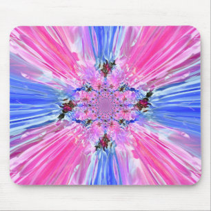 Dahlia Flower Colour Spray Mousepad