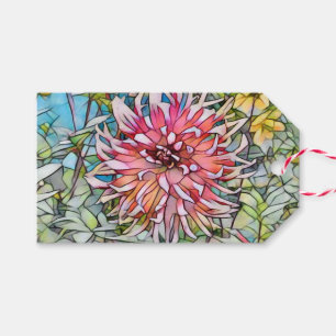 DAHLIA FLOWER GIFT TAGS