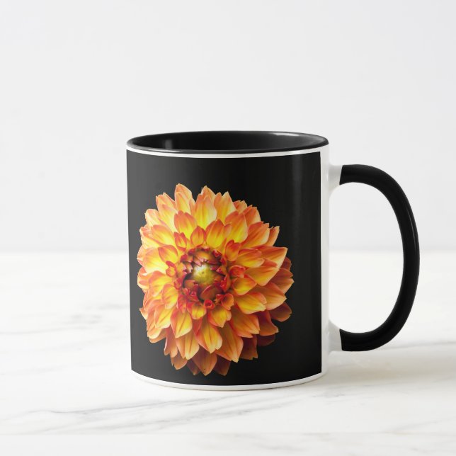 Dahlia flower mug (Right)