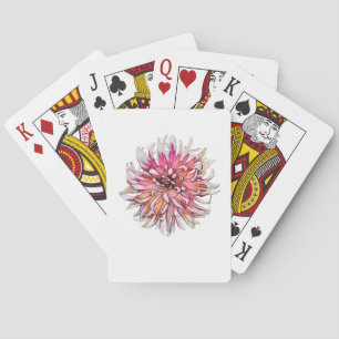DAHLIA FLOWER PLAYING CARDS