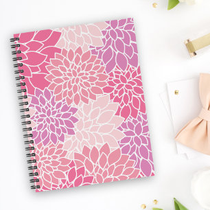Dahlia Flowers, Pattern Of Flowers, Pink Dahlia Planner