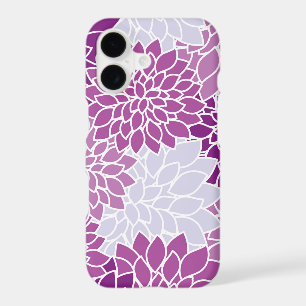 Dahlia Flowers, Pattern Of Flowers, Purple Dahlia