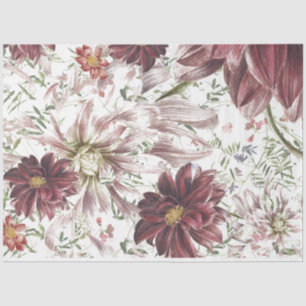 Dahlia Garden Decoupage/Tissue Paper