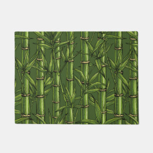 Dahlia garden doormat