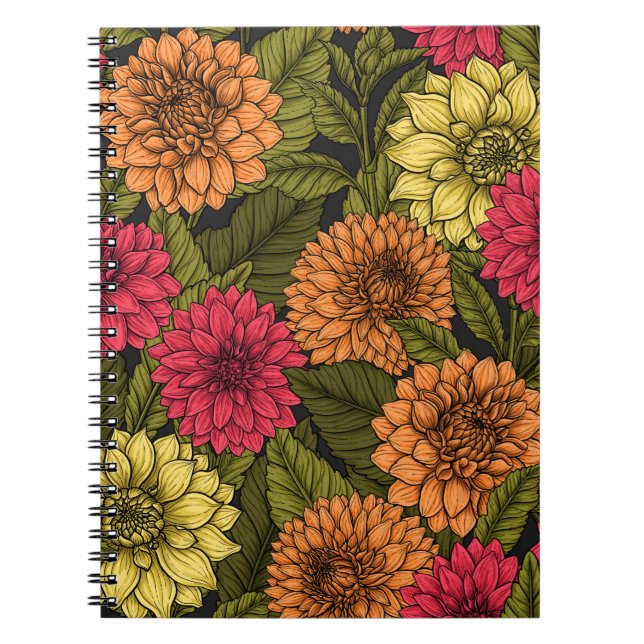 Dahlia garden notebook (Front)