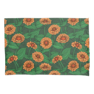 Dahlia garden pillowcase