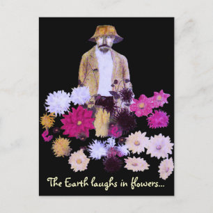 Dahlia Gardener Postcard