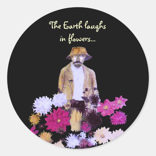 Dahlia Gardener Stickers (Front)