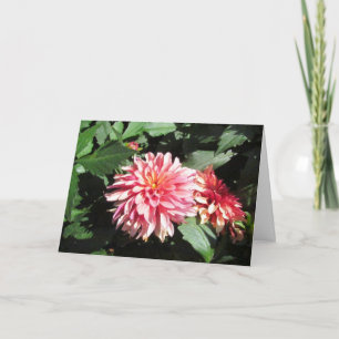Dahlia Greeting Card