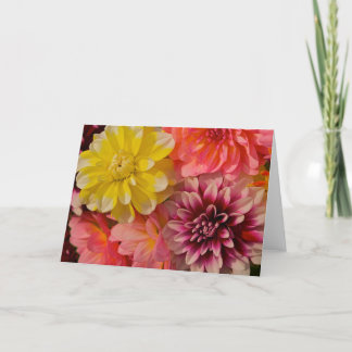 Dahlia Greeting Card
