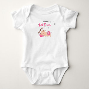 Dahlia has girl power. Personalise this bodysuit t