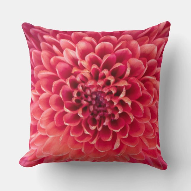 Dahlia Heart  --  Cushion (Front)