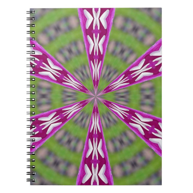 Dahlia Kaliediscope Notebook (Front)
