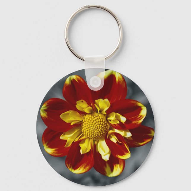 Dahlia Key Ring (Front)